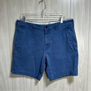 American Eagle Mens Slim Fit With AE Flex Blue Shorts Size 34